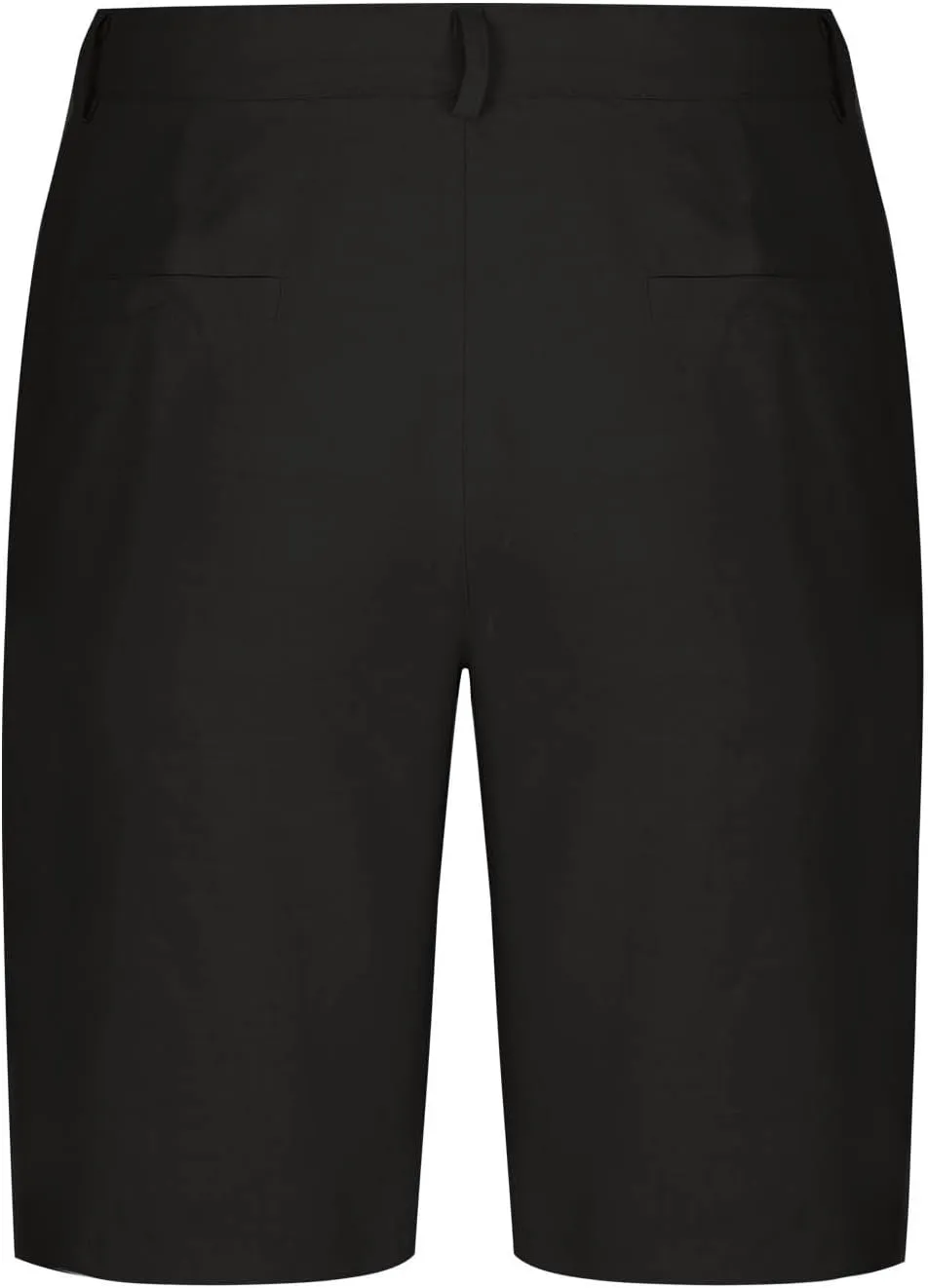 Men's Cotton Linen Shorts Solid Color Casual Pocket Half Shorts Button Zipper Dress Pants with Pockets