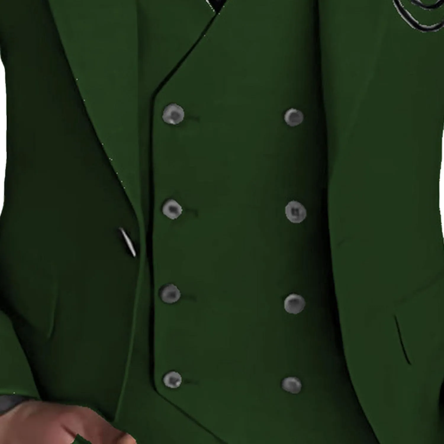 MenS Suit Slim Fit 3-Piece Leisure Suit One Button Blazer Dress Business Wedding Party Jacket Vest & Pants