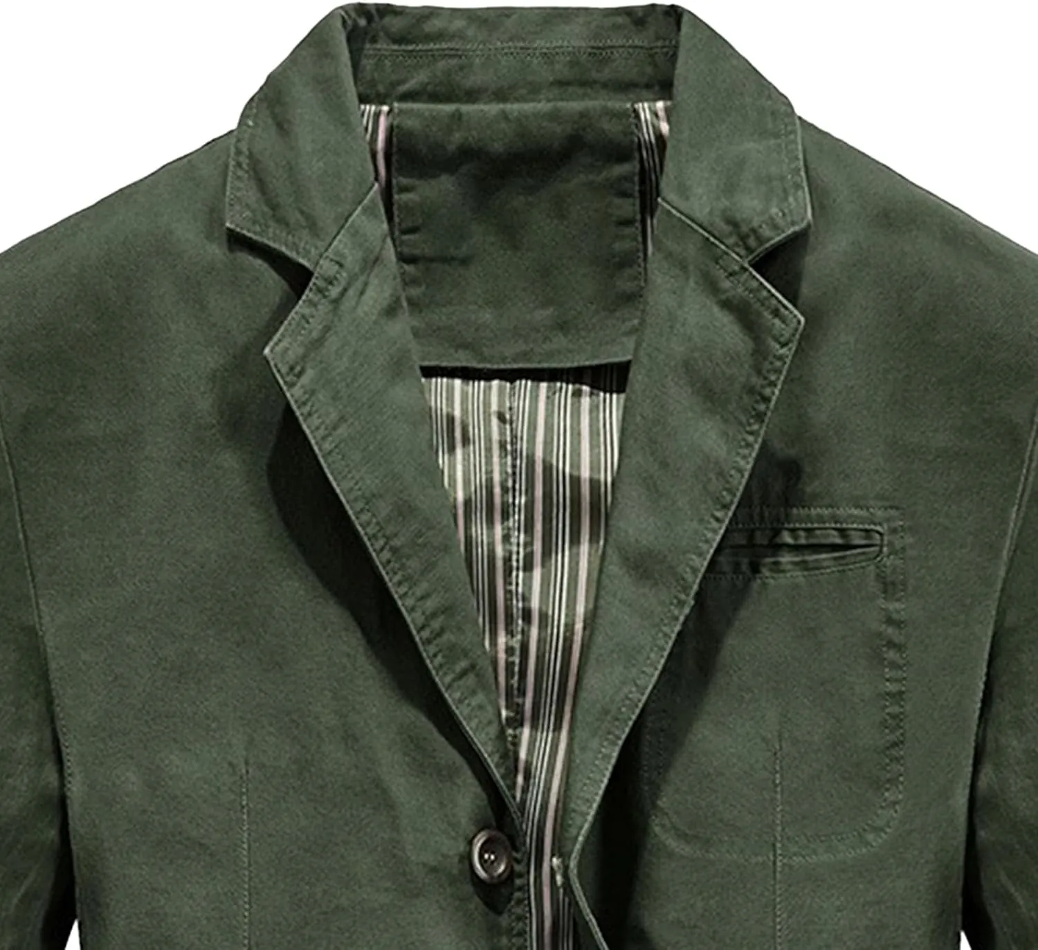 Men's Tailored Slim Denim Blazer Wrinkle Resistant Office Casual Jacket Multiple Color Choices