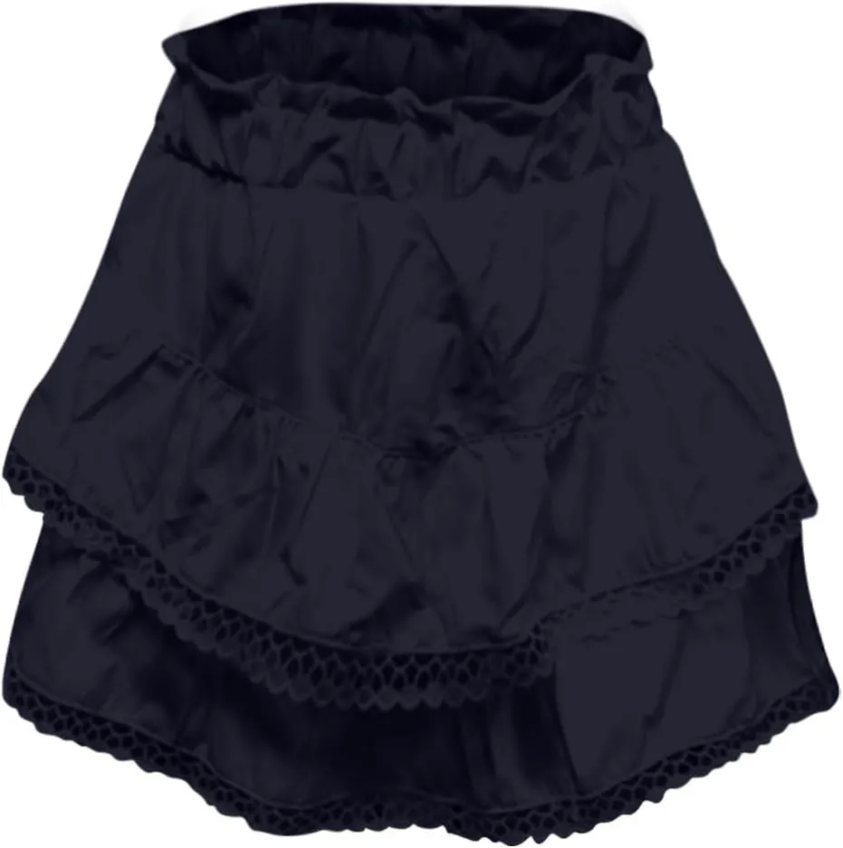 Mini Skirts for Women High Waisted Ruffled Tiered Flowy Shorts for Women Casual Boho Pleated Crochet Tennis Skorts Cute