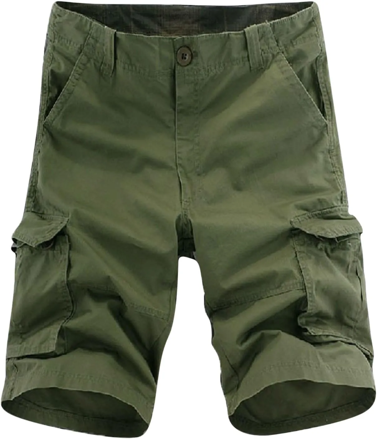 Muscularfit Mens Shorts 6 Inch Inseam Casual Cotton Multi Pockets Cargo Shorts Regular Big and Tall Work Utility Shorts 2023
