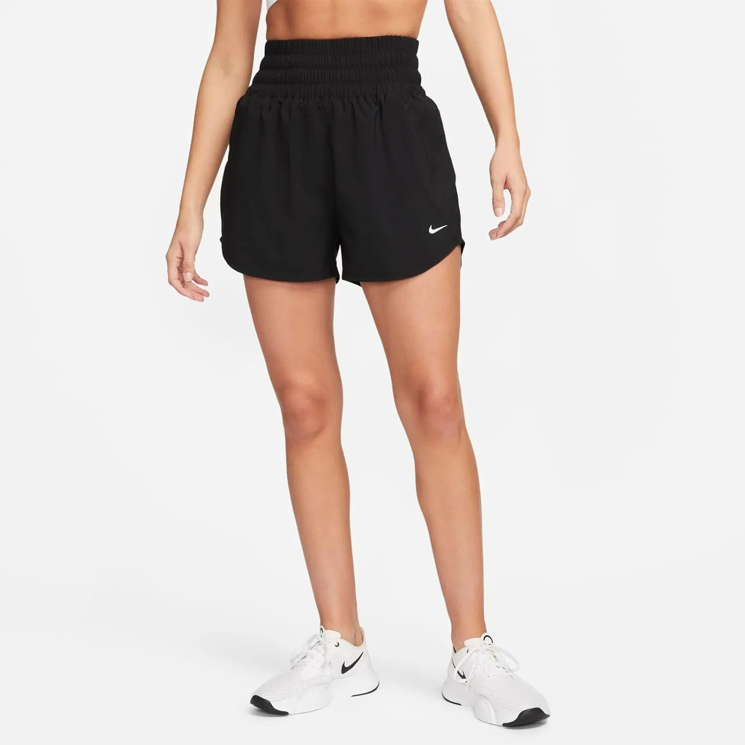 Nike Women's One Dri-fit Ultra High-Rise 3" Brief-Lined Shorts