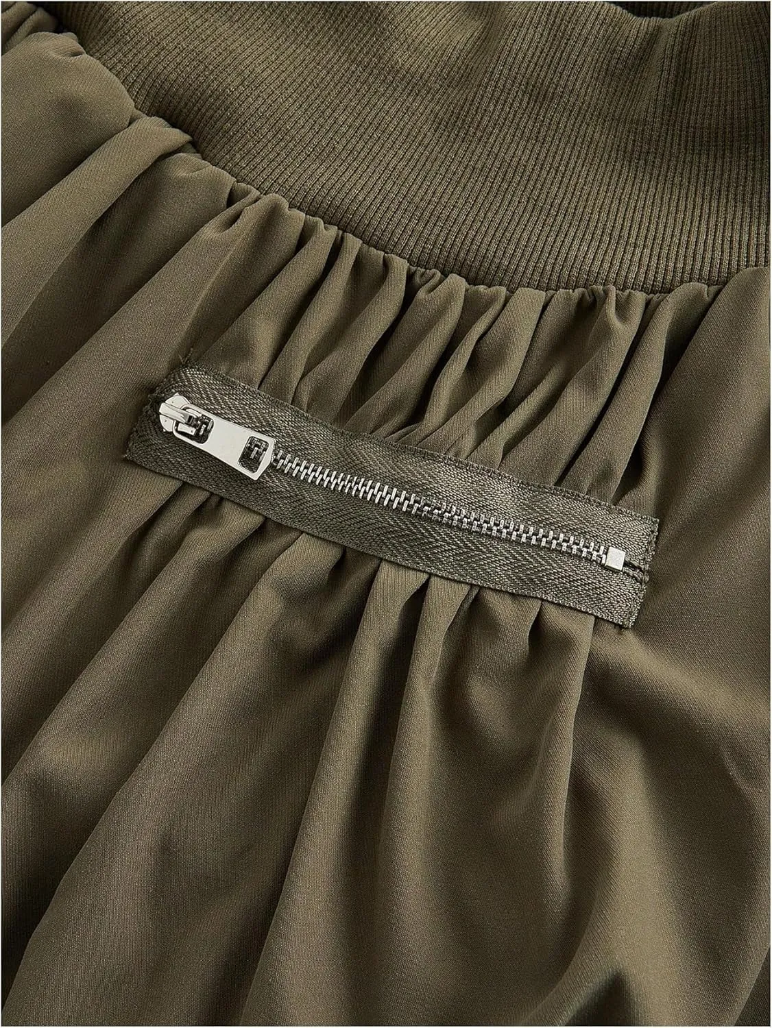 OYOANGLE Women's Pleated Bubble Mini Skirts Y2k High Waist Puffy A-Line Short Skirts