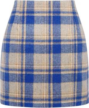 Plaid Skirts for Women Mini Skirts 2025 Aline High Waisted Short Sweater Skirt Pencil Skirt Knee Length