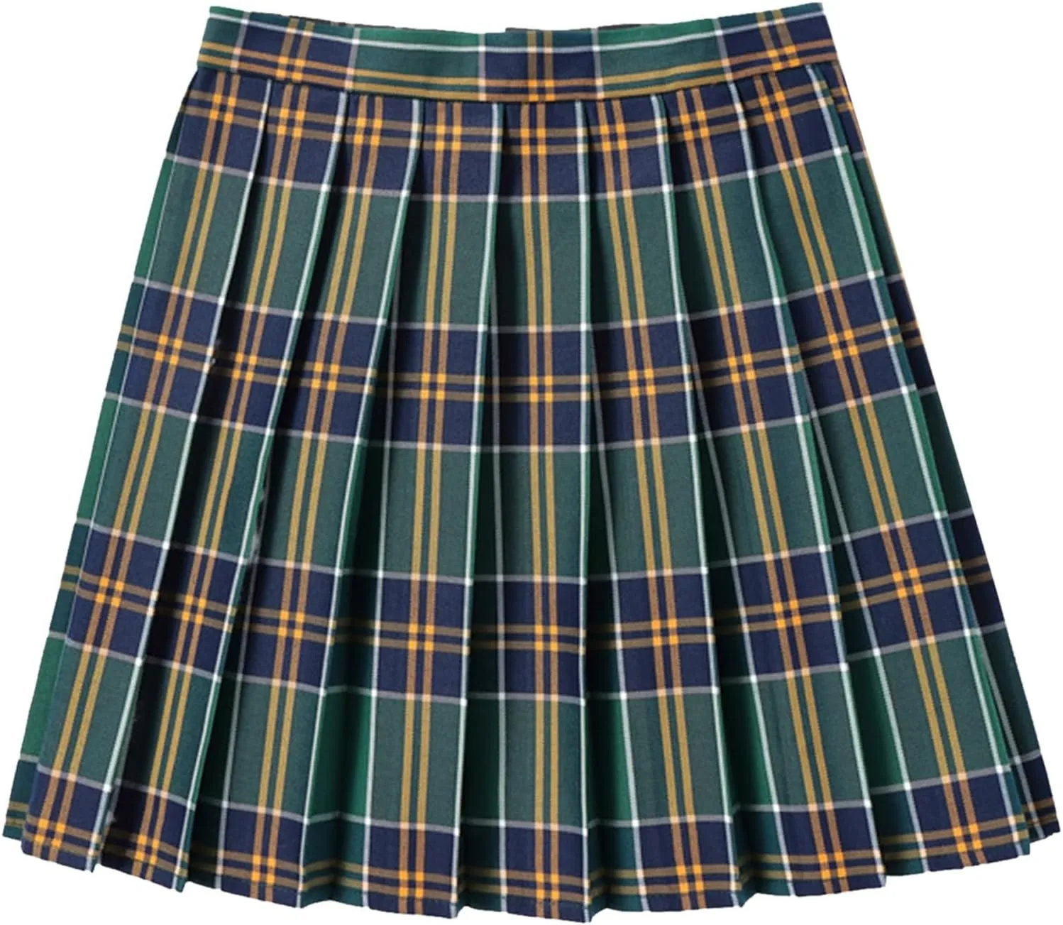 Pleated Skirt Midi for Women Summer Casual A Line Trendy Pleated High Elastic Waist Cheer Mini Skirts for Girls