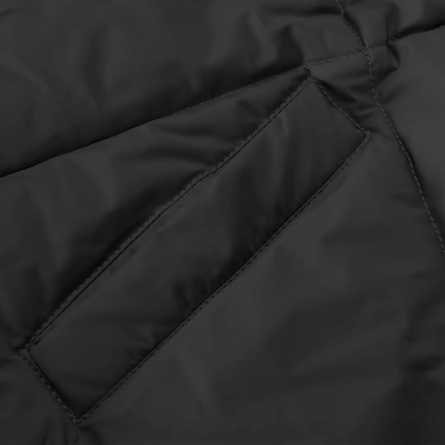Quilted Puffer Jacket for Women Casual Puffy Zip Up Jackets with Pockets Warm Winter Padded Down Coats Outerwear