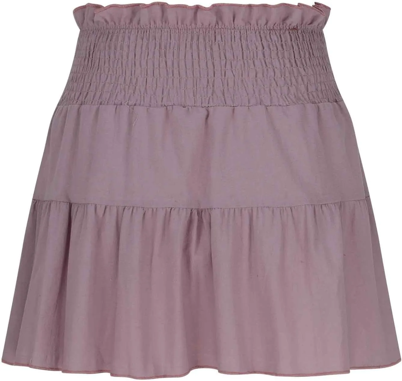 Ruffle Tiered Short Skirt for Women Summer Elastic Waisted Pleated Layer Skirts Casual Trendy Beach Vacation Skirt