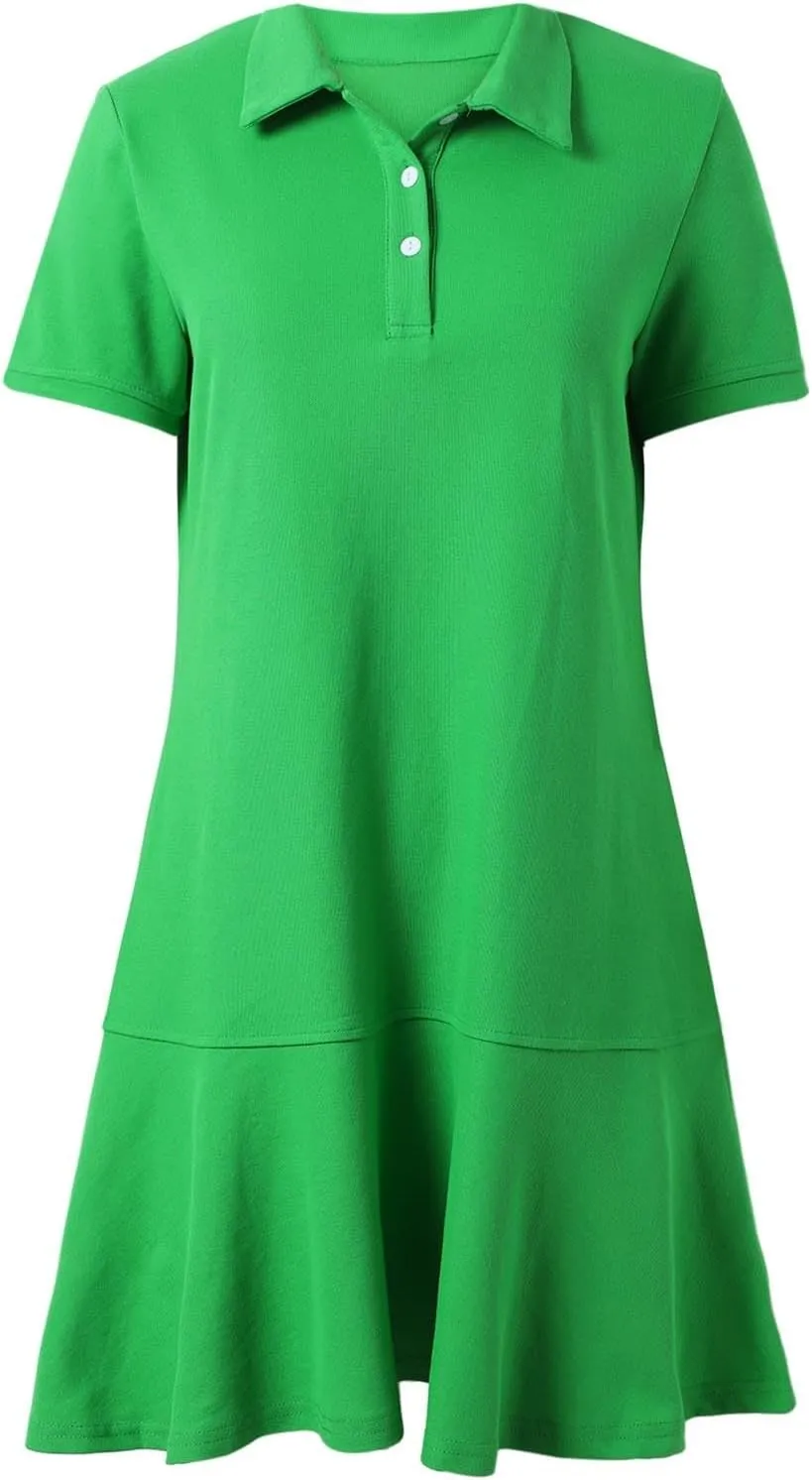 Shift Dresses for Women 2025 Lounge Bohemian Cotton Tie Waist T Shirt Dress with Sleeves Trendy Classic Teacher Outfits