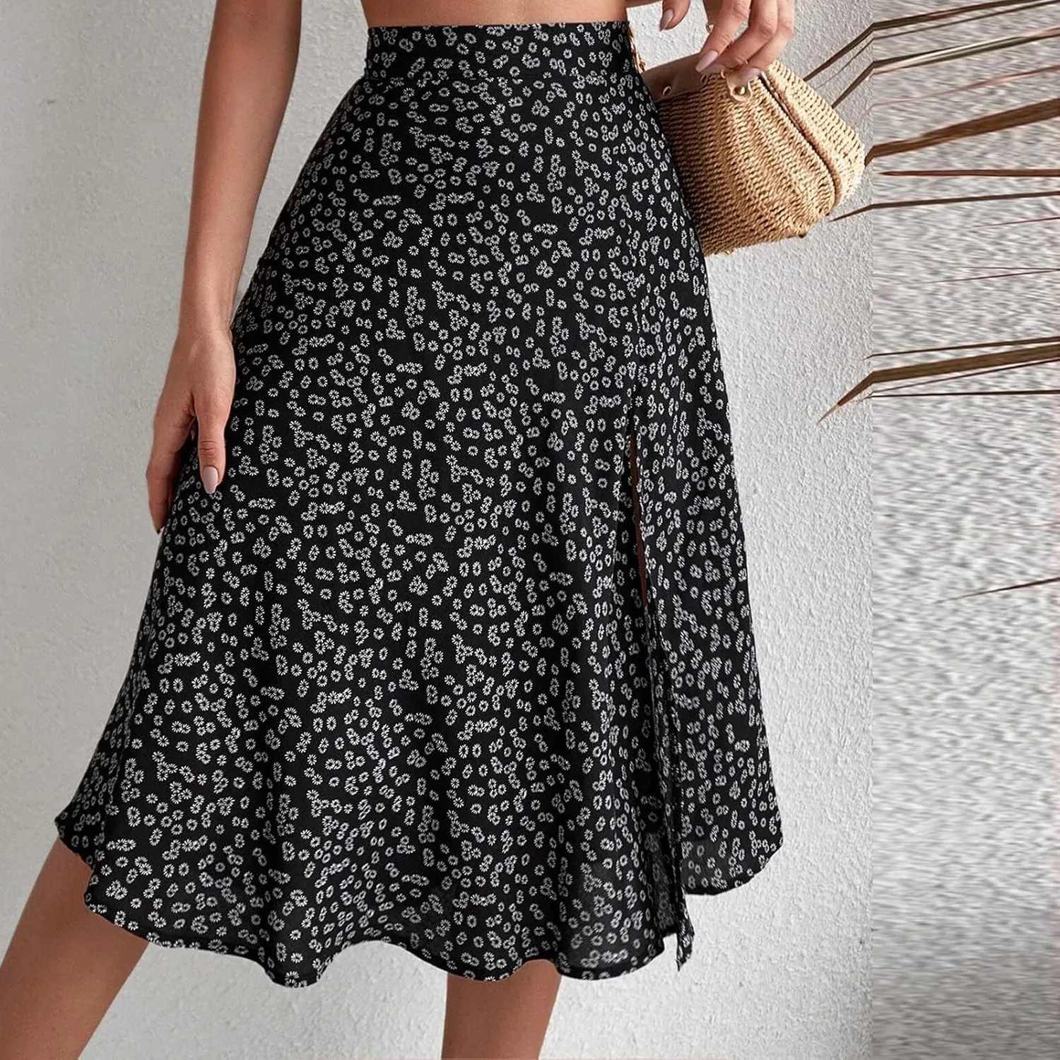 Skirts for Women Trendy 2025 Summer Boho A Line Western Skirt Casual Resort Wear