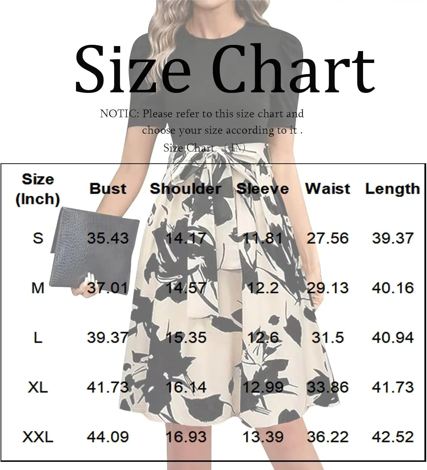 Summer Dress for Women-2025 Elegant Short Sleeve Floral Ruffle Hem Patchwork Midi Dresses Business Casual Work Dress