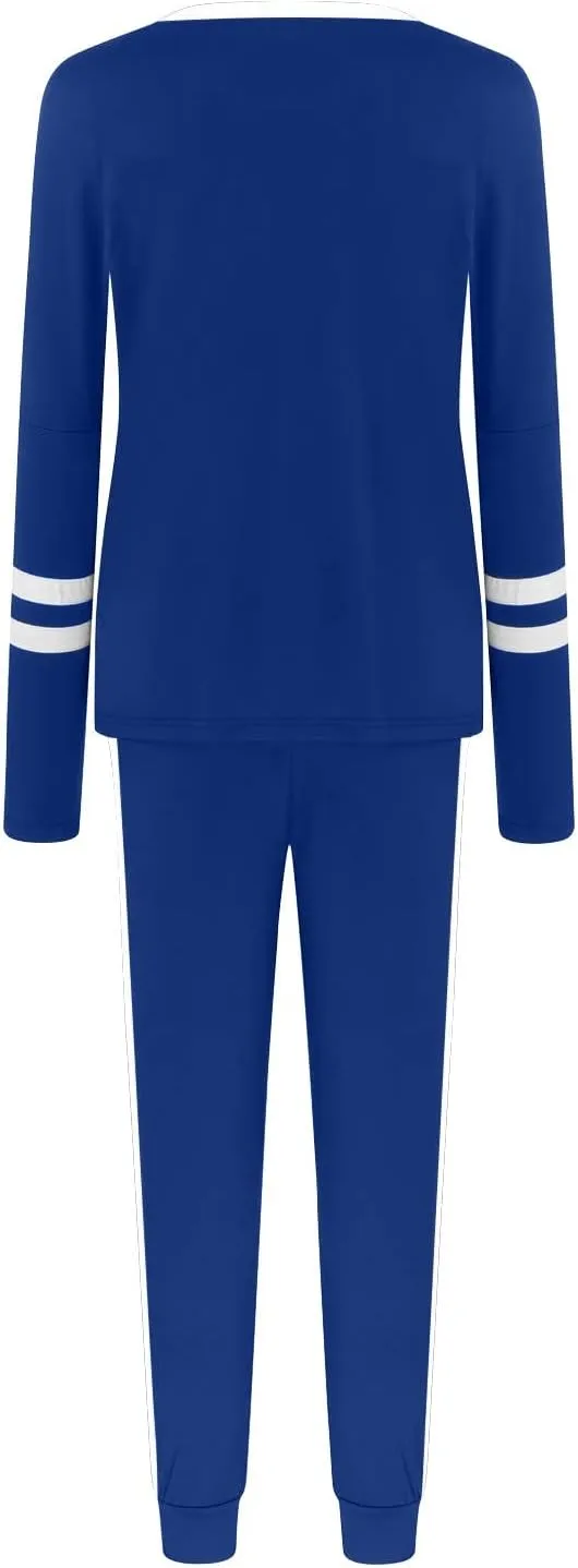 Sweatsuit for Women Long Sleeve Lightweight Lounge Sets Loose Fit Two Piece Tracksuit Loungewear Jogger Set