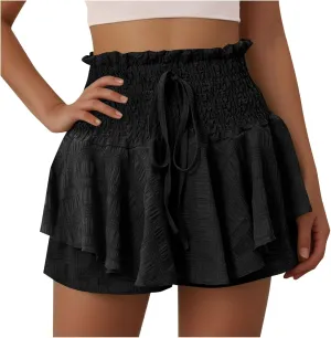 Tennis Skirts for Women with Pockets Golf Skorts Ruffle High Waist Athletic Workout Running Sport Skirts Shorts