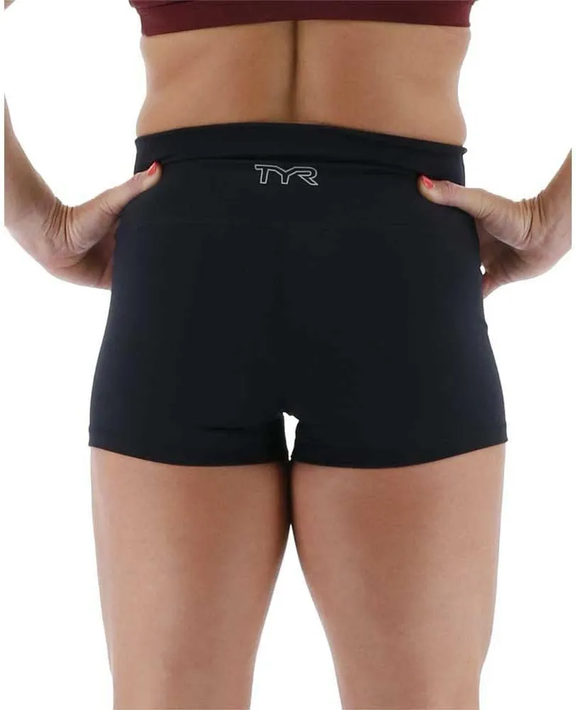 TYR Women's High Rise Athletic Workout Short 2"