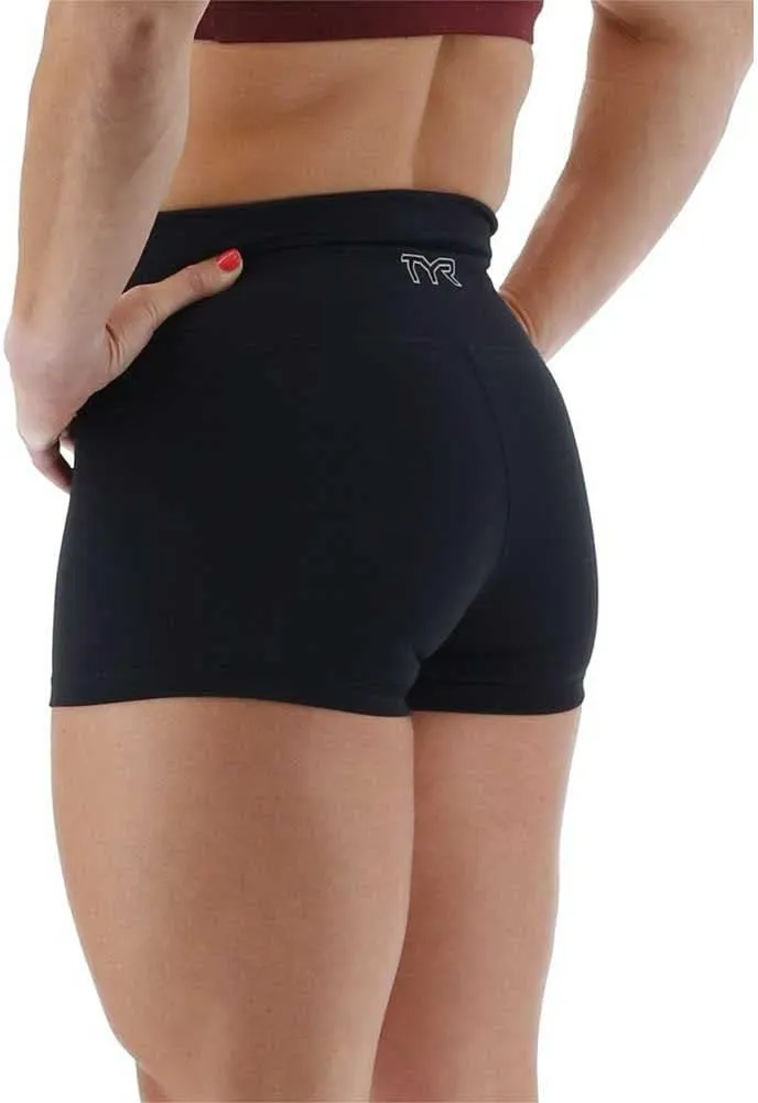 TYR Women's High Rise Athletic Workout Short 2"