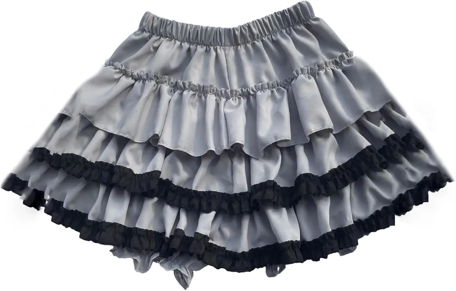 Women A-Line Pleated Mini Skirt Ruffled Patchwork Skirts