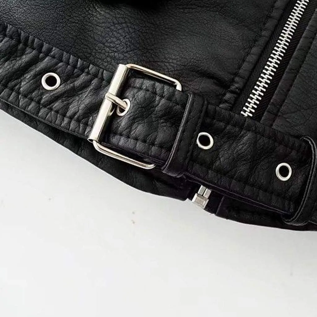 Women Cropped Jacket Biker Moto Jackets Lightweight Open Front Cardigan Trendy 2025 Fall Outfit