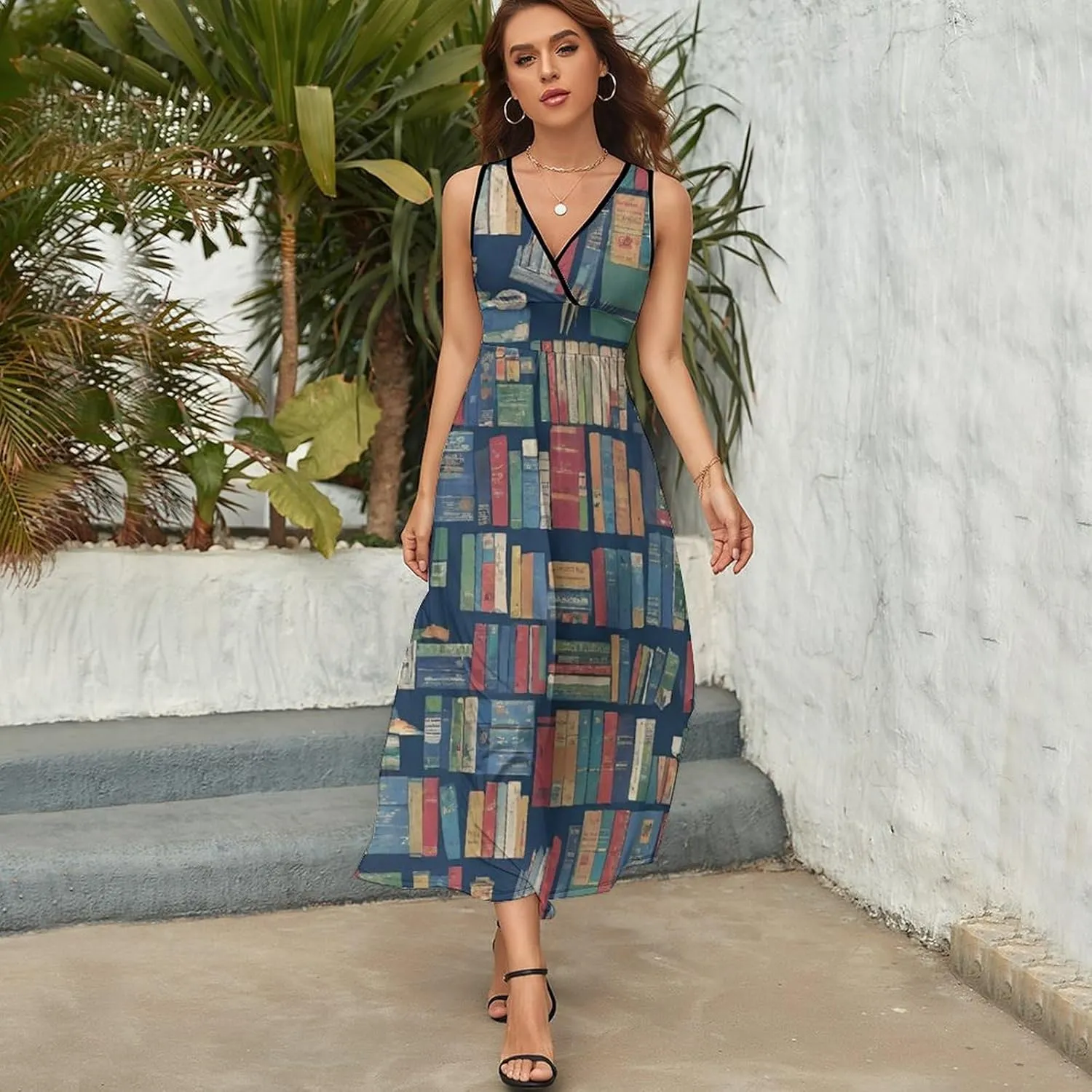 Women Girls Wrap Sleeveless Bodycon Cami Dress for Party Holiday Beach