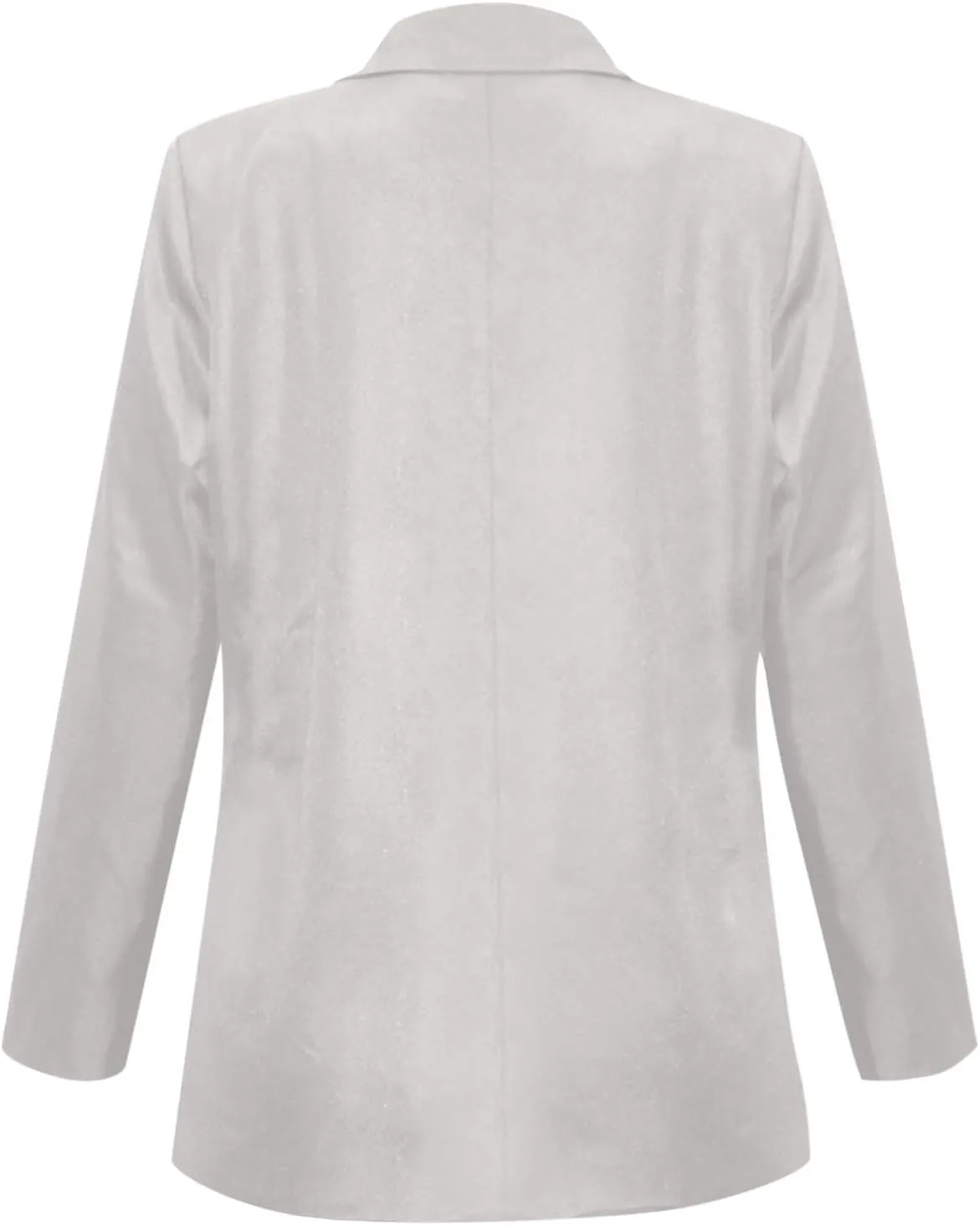 Women Slim Fit Long Sleeve Blazer Coat Button Open Front Lapel Tailored Jacket with Pockets Fall Business Casual Coat