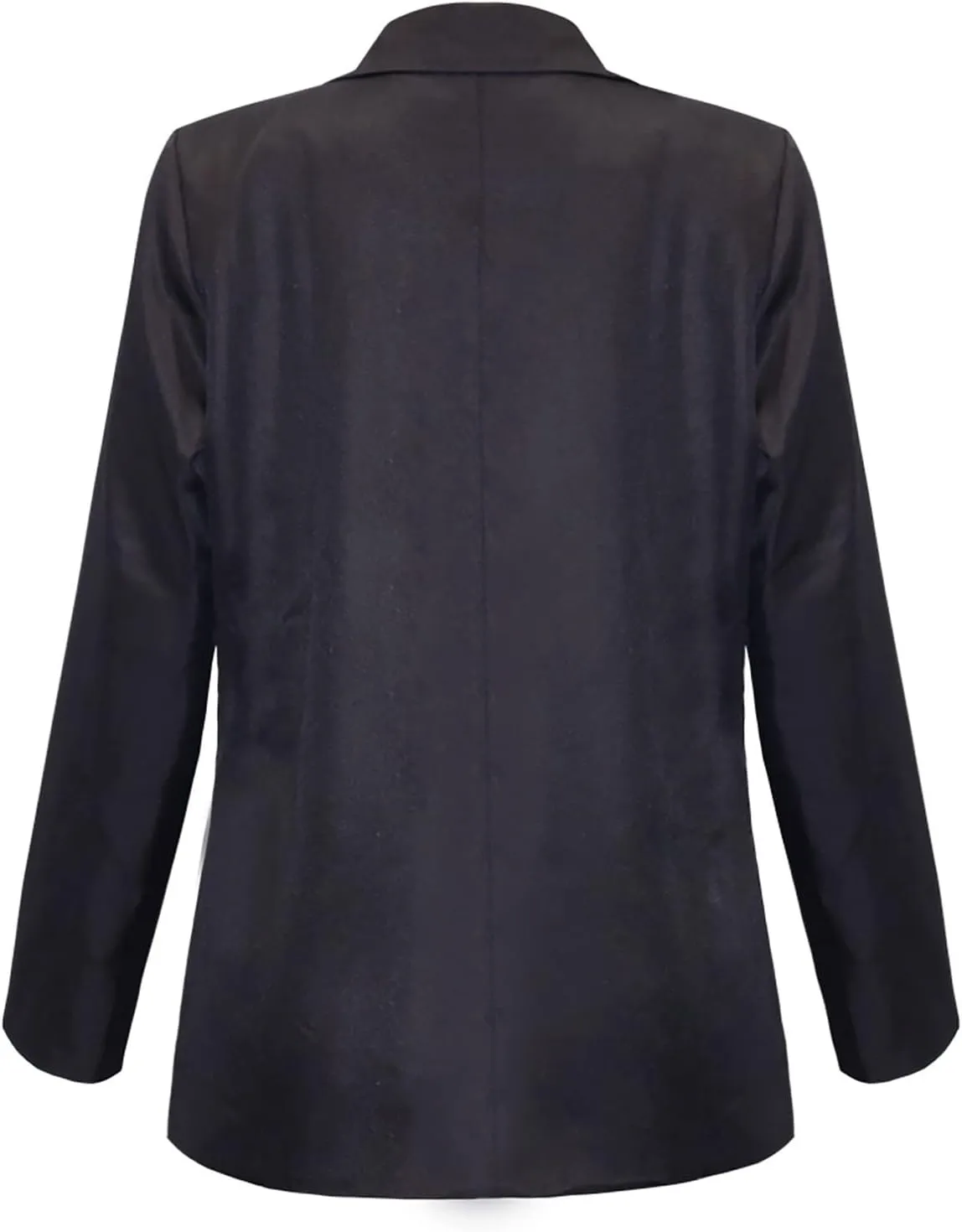 Women Slim Fit Long Sleeve Blazer Coat Button Open Front Lapel Tailored Jacket with Pockets Fall Business Casual Coat