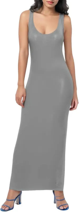 Women Wrinkle-Free Dresses Sexy Bohemian Scoop Neck Spaghetti Straps Wrap Maxi Dress Retro Graduation Outfit for Women