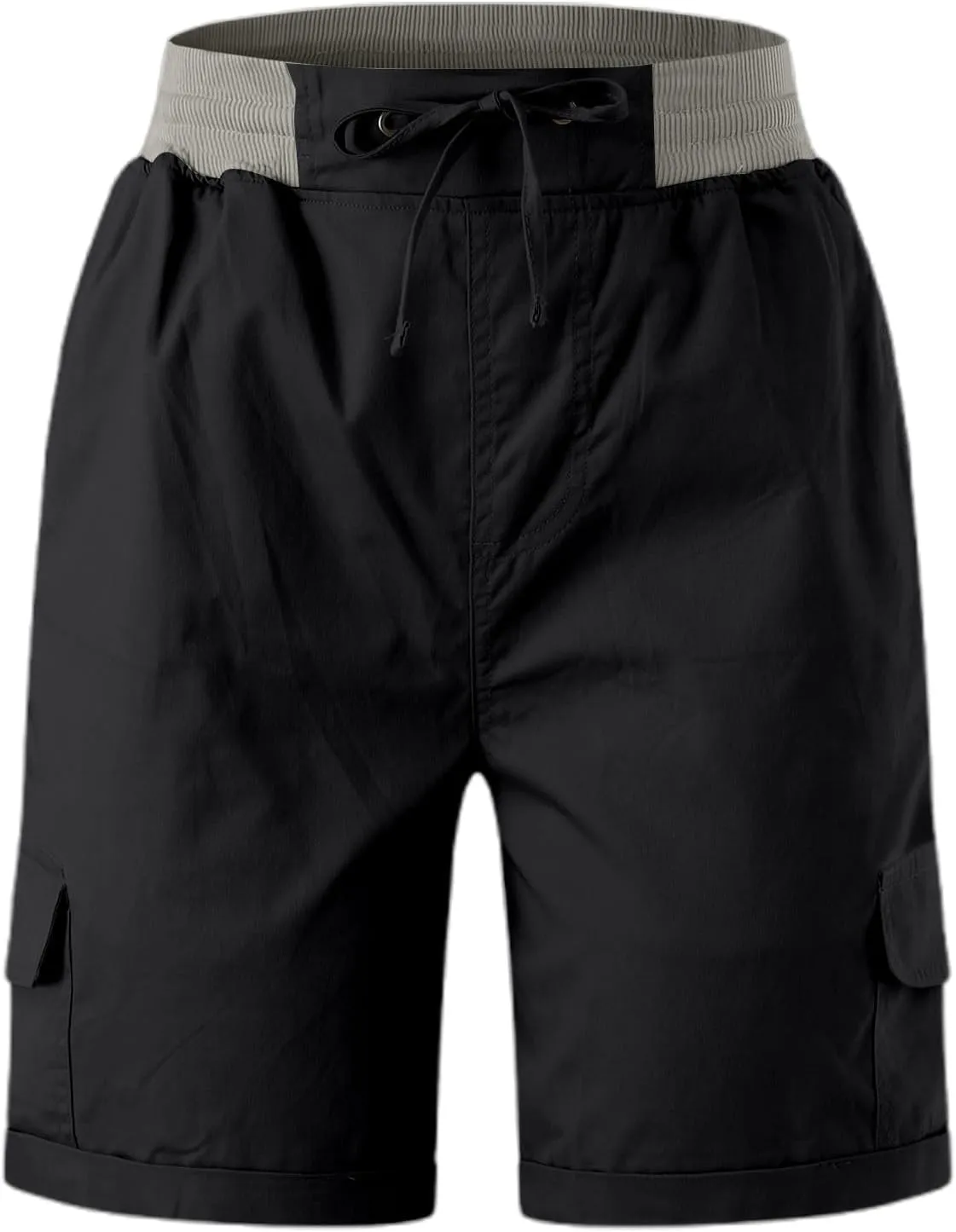 Womens Cargo Short Casual Summer Elastic Hiking Short 2025 Trendy High Rise with Pocket Solid Loose Outfit Lightweight