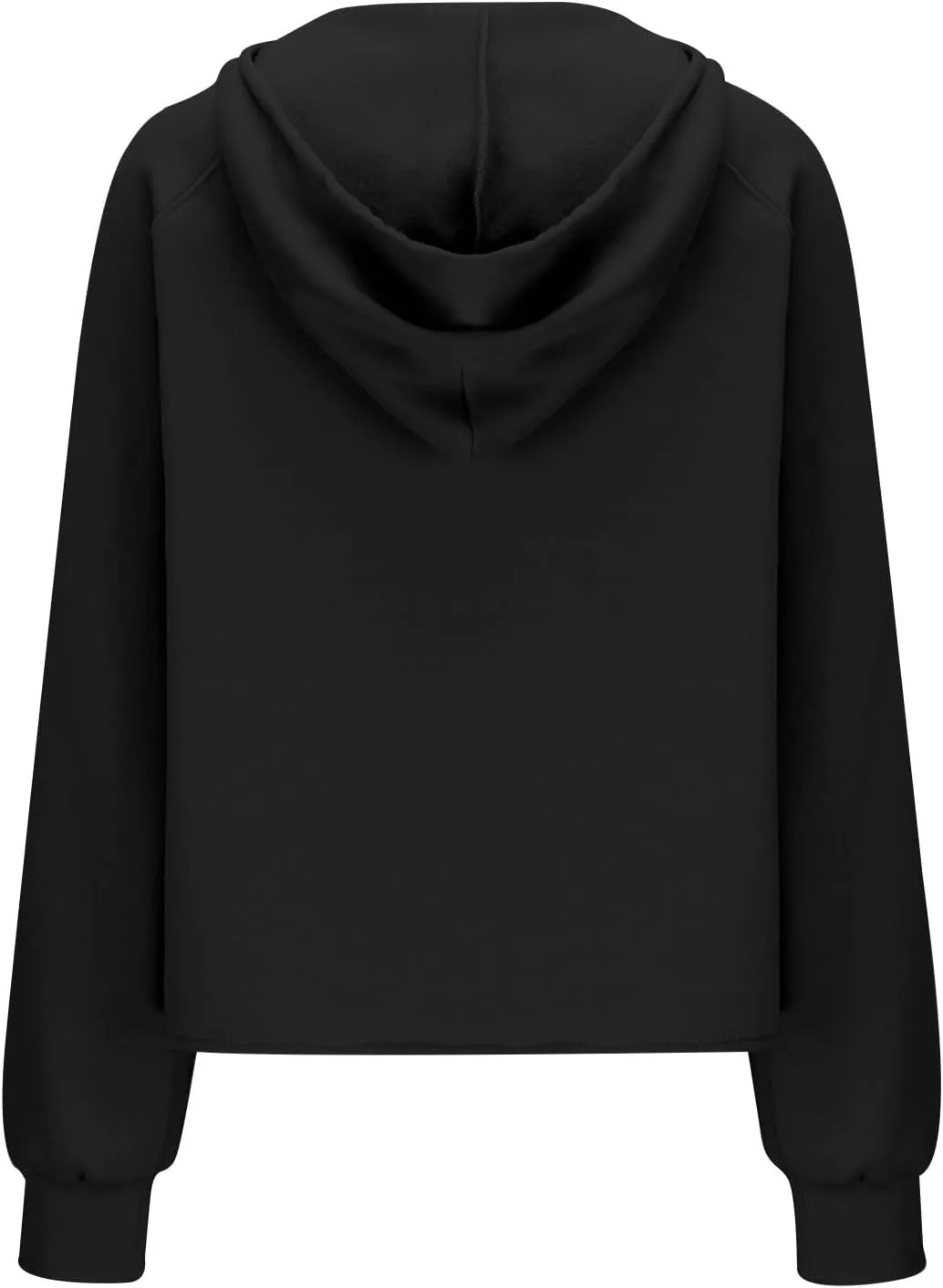 Womens Fleece Lined Oversized Sweatshirts Half Zip Cropped Hoodies Pullover Long Sleeve Crop Tops Sweater with Pocket