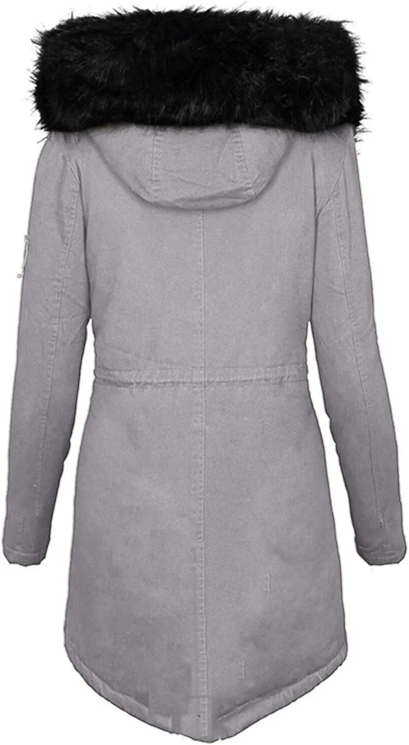 Womens Hooded Light Weight Down Jacket Thicker Coat Casual Women'S Coat Hooded Oversize Winter Coat Tops Women Coat
