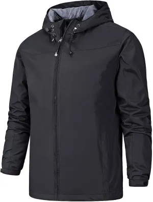 Women's Hooded Rain Jacket Outdoor Packable Raincoat Windbreaker Full Zip Lightweight Waterproof Jackets Hiking Travel