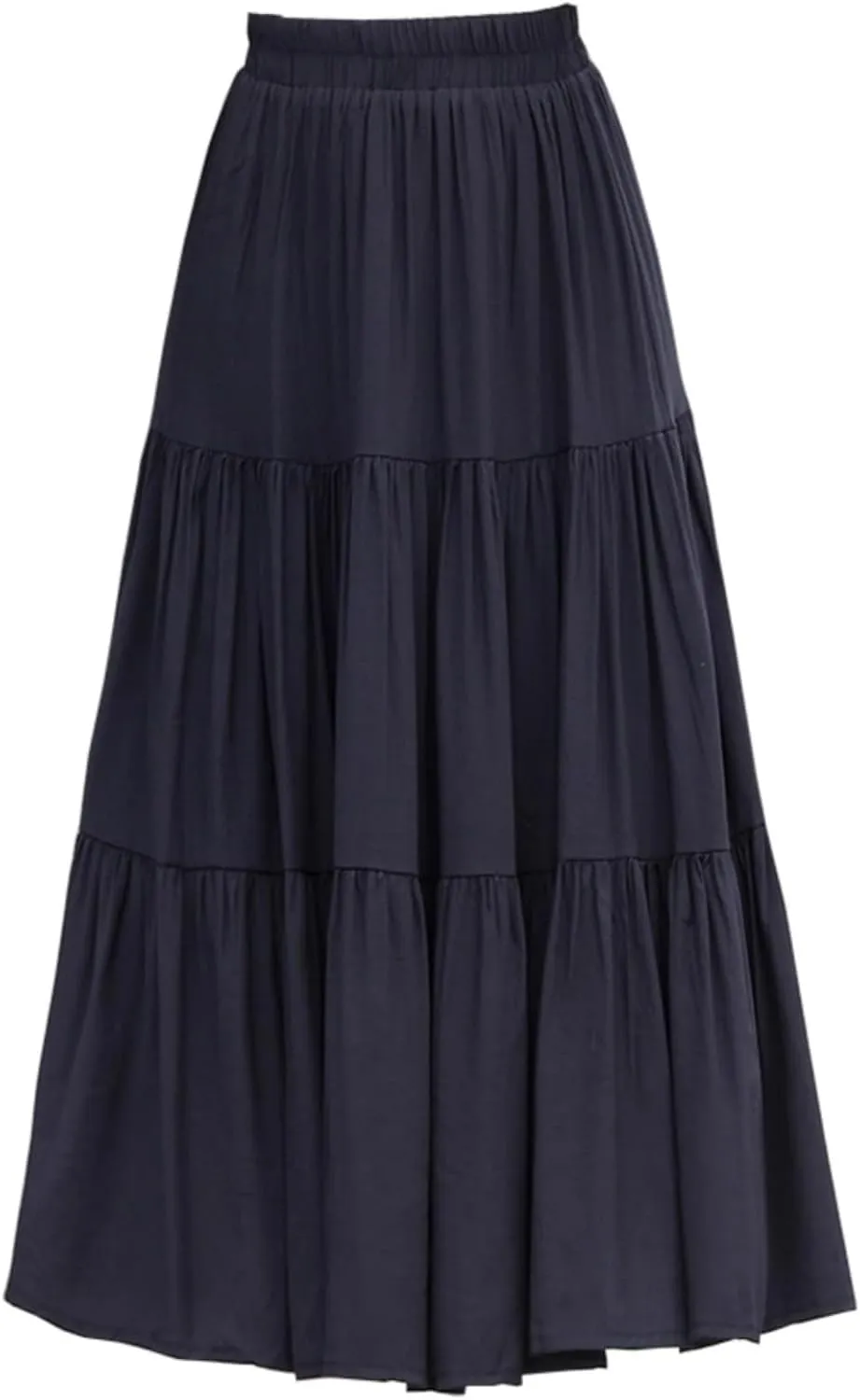 Women's Long Skirt Summer High-Waist Casual Mid-Length A Line Skirts for Women