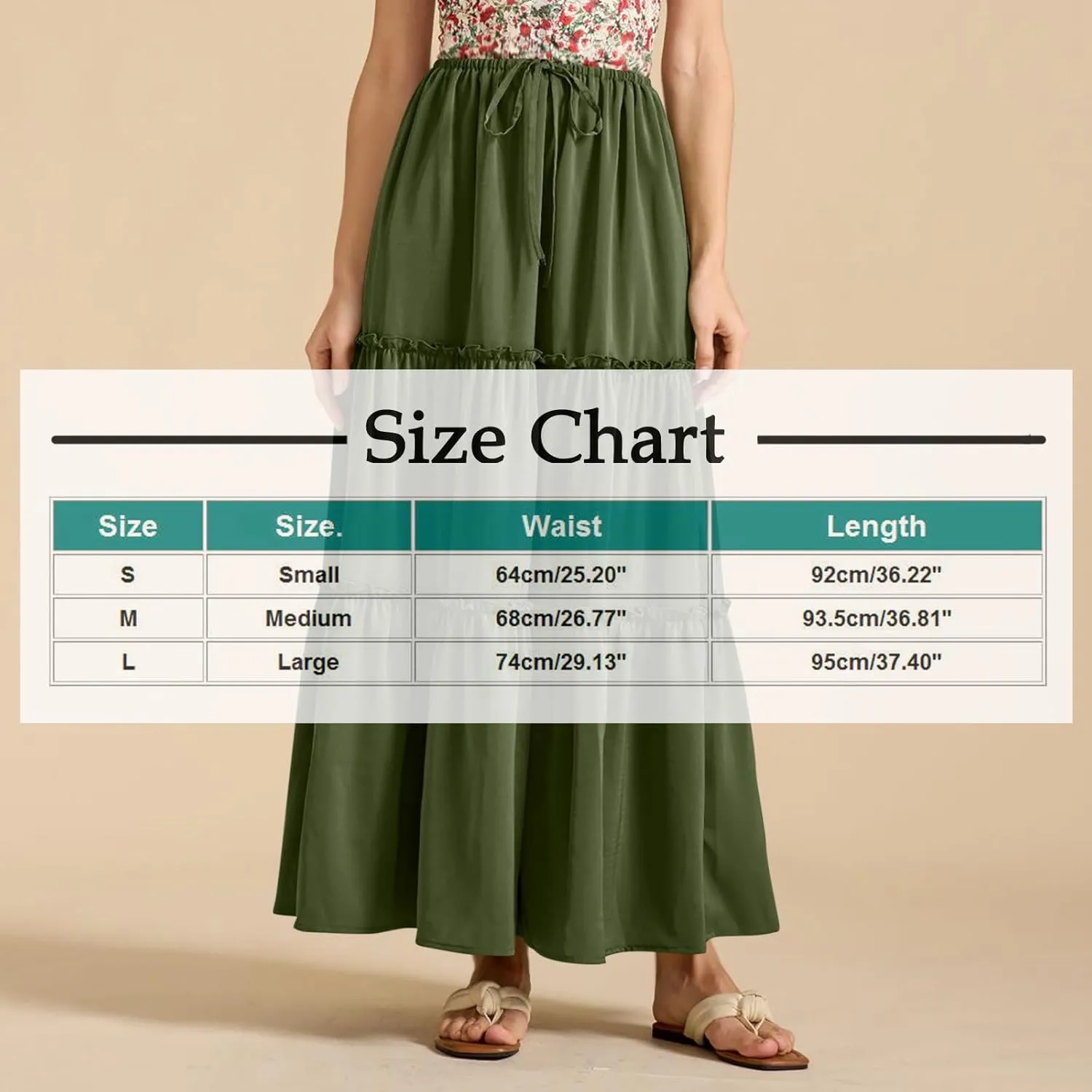 Womens Maxi Skirts Summer Solid Color High Waist Pleated A Line Swing Tiered Skirt Casual Fashion Flowy Boho Skirts