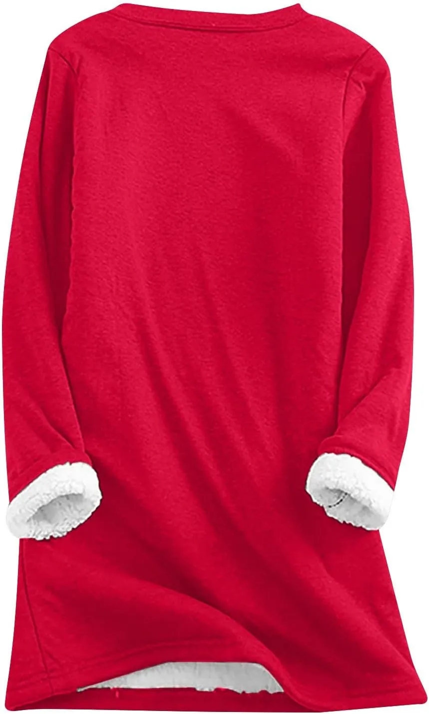 Womens Sherpa Fleece Sweatsuit Yes I'm Still Freezing Me Pajamas Loungewear Set Two Piece Sweatshirt Sweatpant