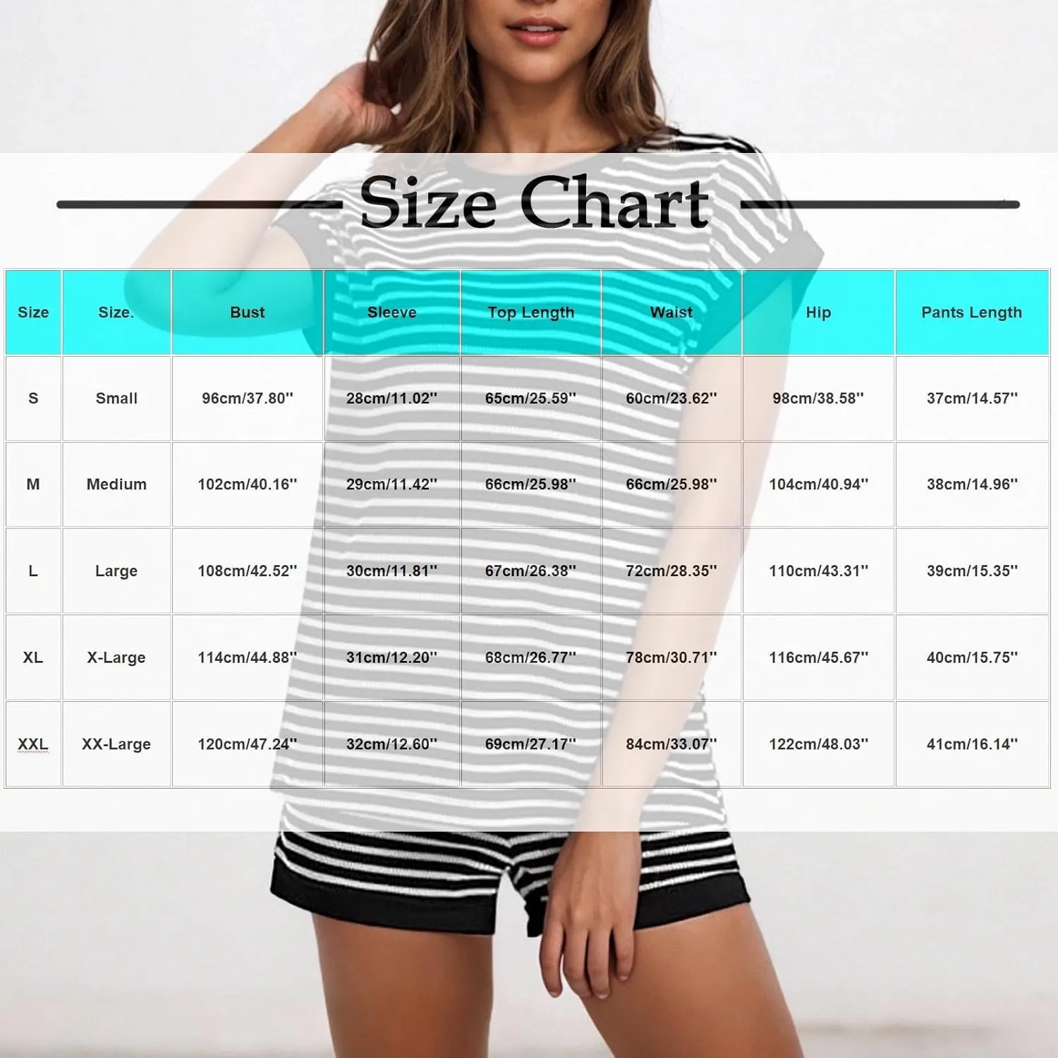 Womens Striped Pajama Sets Waffle Knit Lounge Set 2 Piece Outfits Loungewear Soft Shorts Sets Tracksuit Sweatsuit
