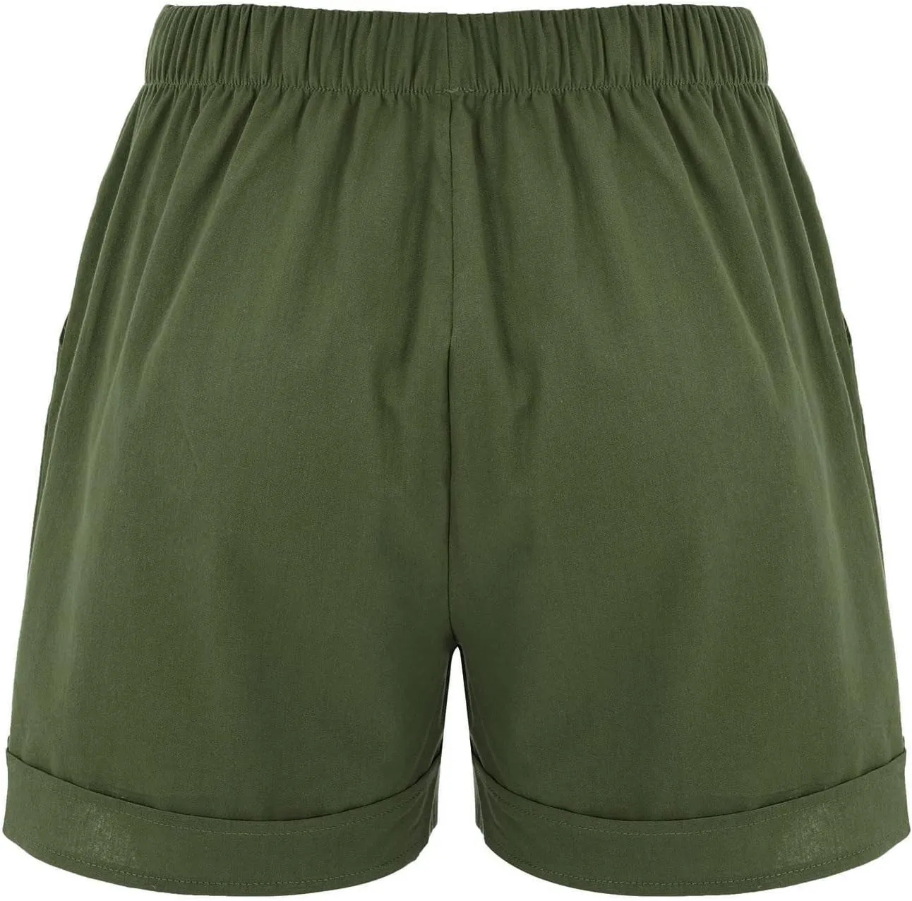 Womens Sweat Shorts Casual Comfy High Waisted Lounge Shorts Drawstring Cotton Shorts with Pockets