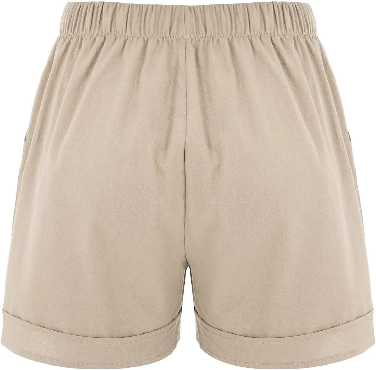 Womens Sweat Shorts Casual Comfy High Waisted Lounge Shorts Drawstring Cotton Shorts with Pockets
