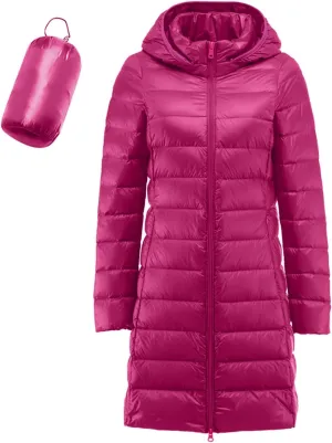 Womens Thickened Down Jacket Long Winter Coat with Fur Hood Puffer Coat Cotton Padded Jackets Warm Down Parkas 2023