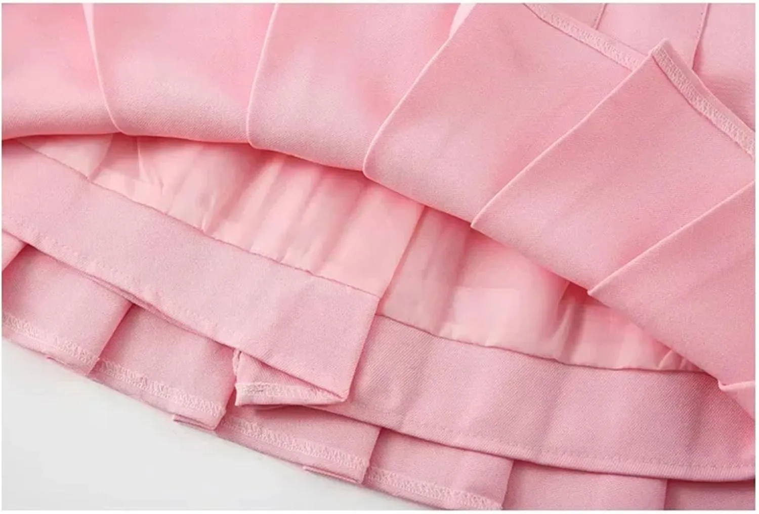 Women's Vintage Pleated Mini Skirts Korean High Waist Summer A Line Skirts