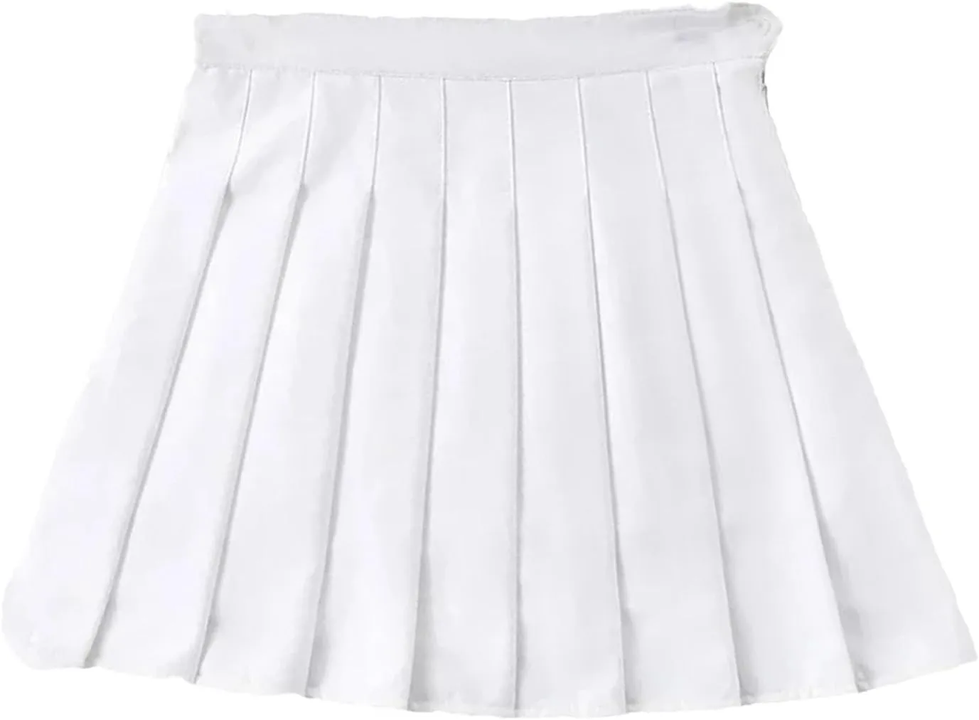 Women's Vintage Pleated Mini Skirts Korean High Waist Summer A Line Skirts