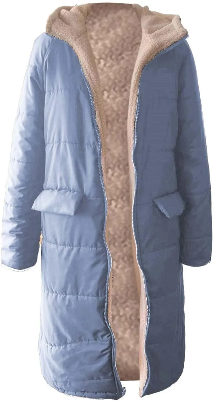 Womens Winter Cropped Puffer Jacket Coat Faux Fur Trim Hood Short Down Coats Cropped Puffer Long Sleeve Coats