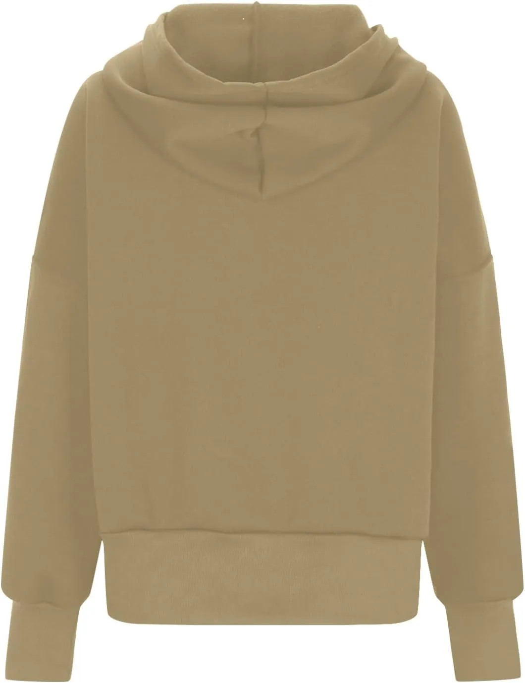 Womens Zip Up Hoodies Oversized Crop Sweatshirt Casual Fleece Hooded Jacket Fall Fashion 2024 Trendy Winter Clothes