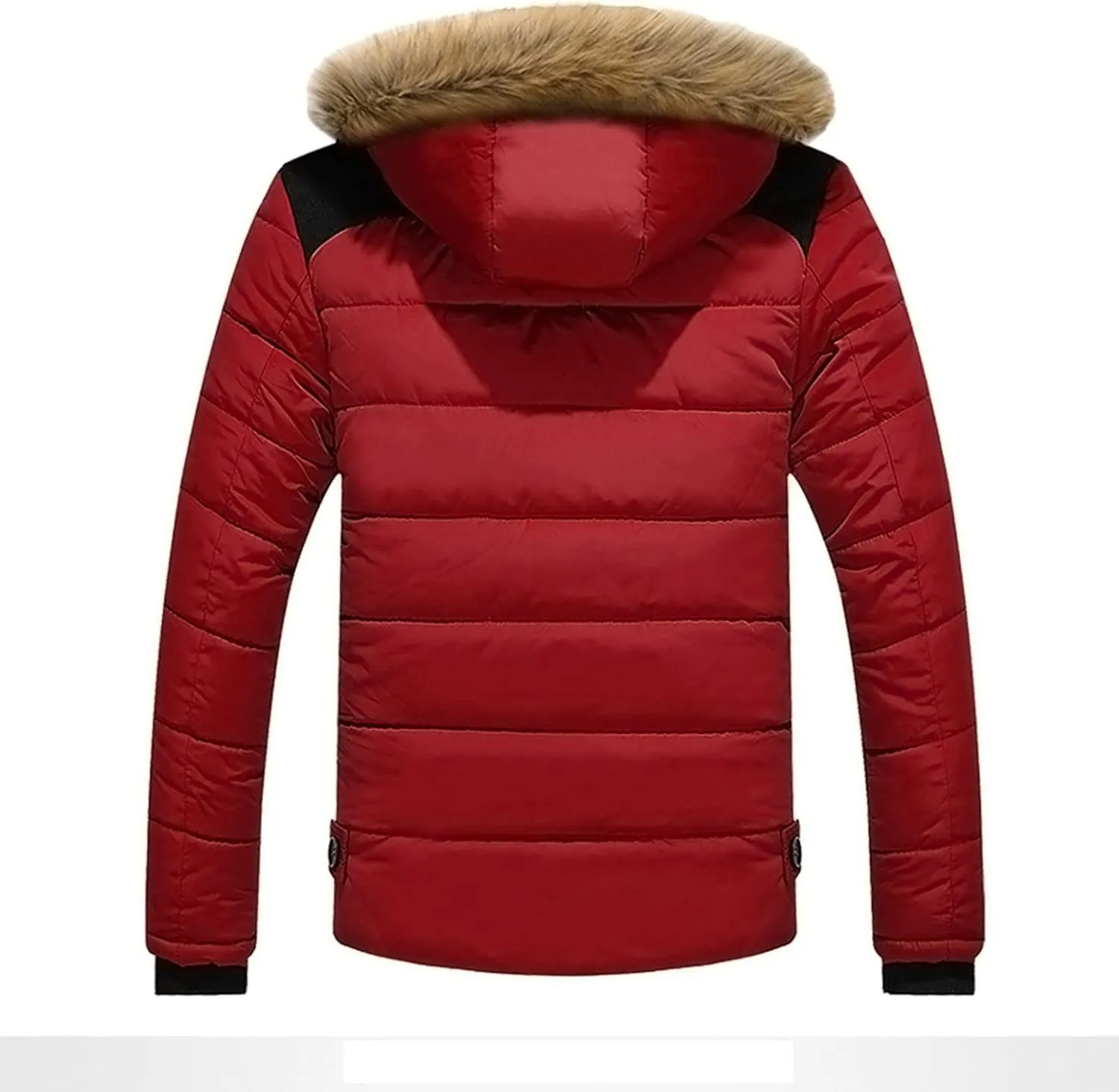 Ymosrh Sport Jackets for Men Warm Winter Thick Jacket Hooded Coat with Zipper Pocket Mens Coats and Jackets Fashion