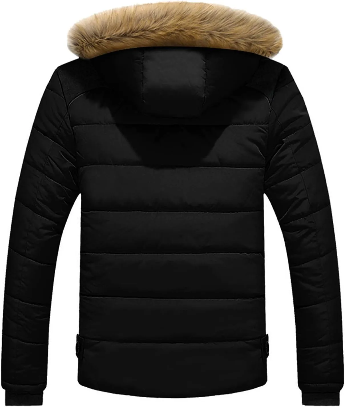 Ymosrh Sport Jackets for Men Warm Winter Thick Jacket Hooded Coat with Zipper Pocket Mens Coats and Jackets Fashion